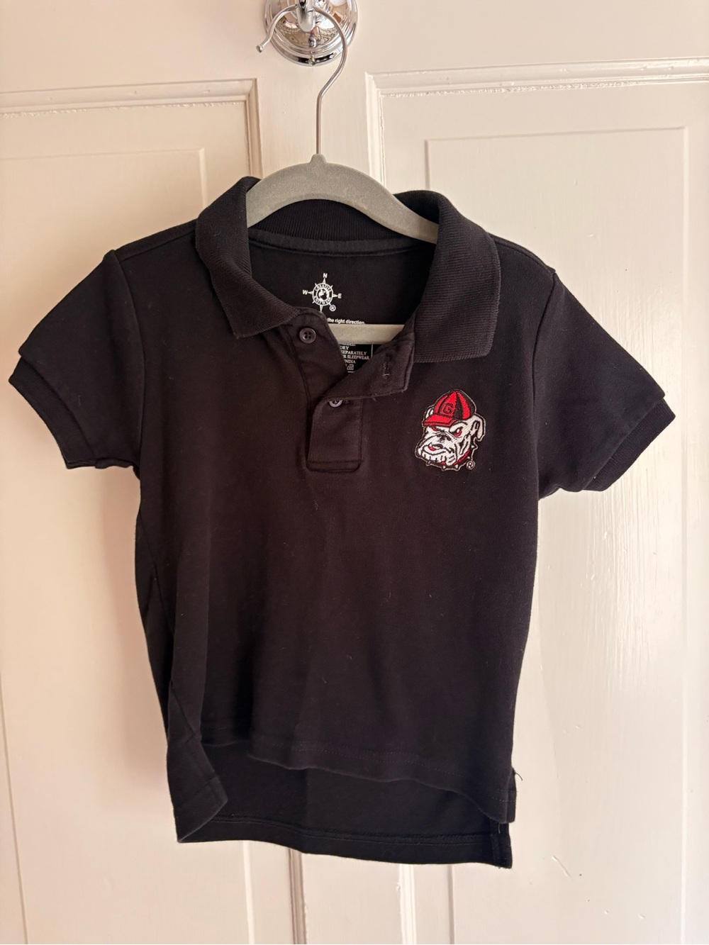 Georgia Bulldogs Creative Knitwear Boy’s Polo Shirt — 2T